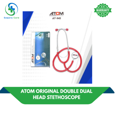 Atom Original Double Dual Head Stethoscope