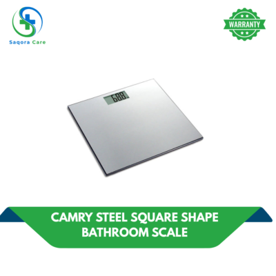 Camry Steel Square Shape Bathroom Scale