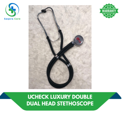 Ucheck Luxury Double Dual Head Stethoscope