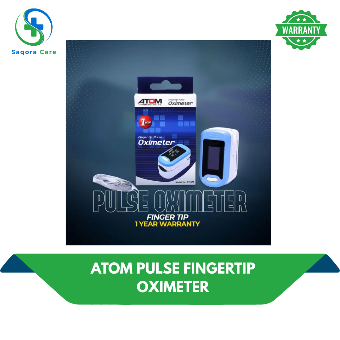 Atom Pulse Fingertip Oximeter