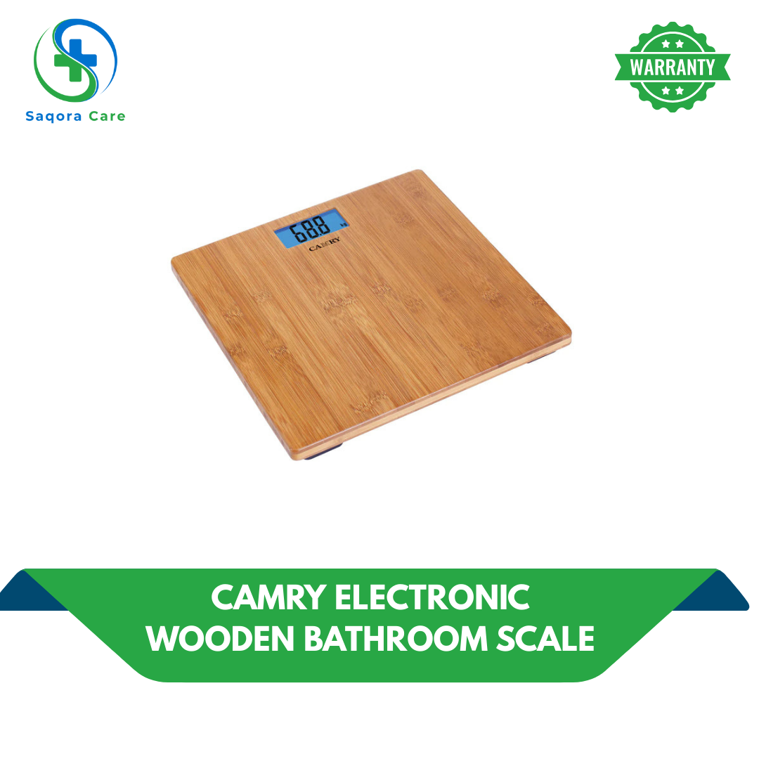Camry Electronic Wooden Bathroom Scale