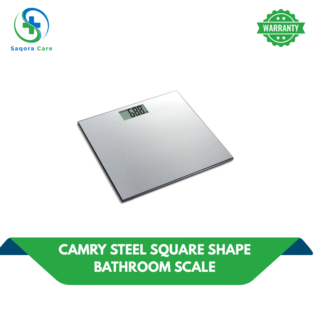 Camry Steel Square Shape Bathroom Scale