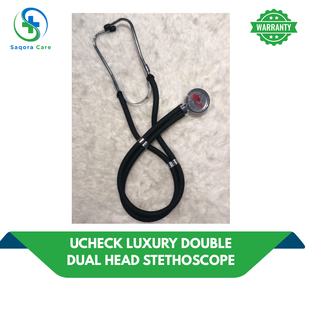 Ucheck Luxury Double Dual Head Stethoscope